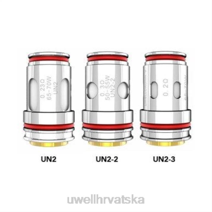 UWELL CROWN V zavojnica | 4 pakiranja N4TP69 UWELL vape kit un2-3 meshed 02 ohma